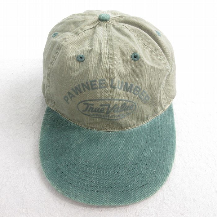 中古 キャップ True Value ツートンカラー コットン ベージュ他 カーキ 25jul28