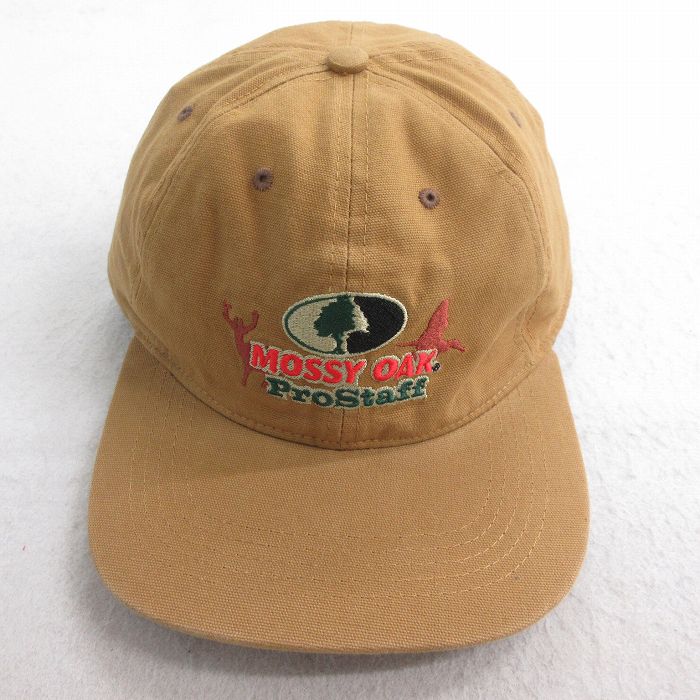 中古 カーハート Carhartt キャップ 90年代 90s モッシーオーク 刺繍 ダック地 コットン USA製 茶系 ブラウン 【spe】 25jul28