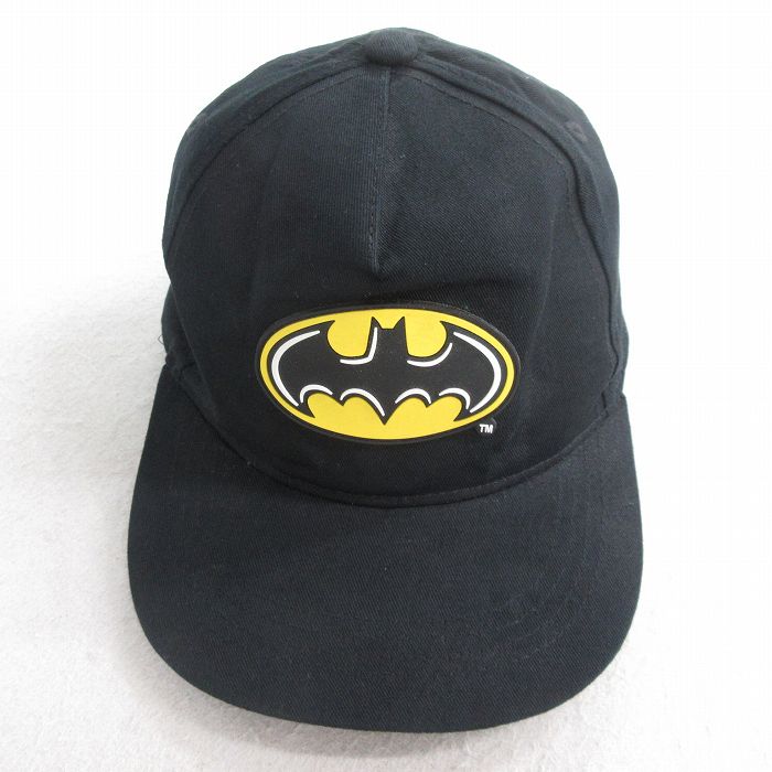 中古 キャップ DCコミックス バットマン BATMAN 黒 ブラック 25jul28