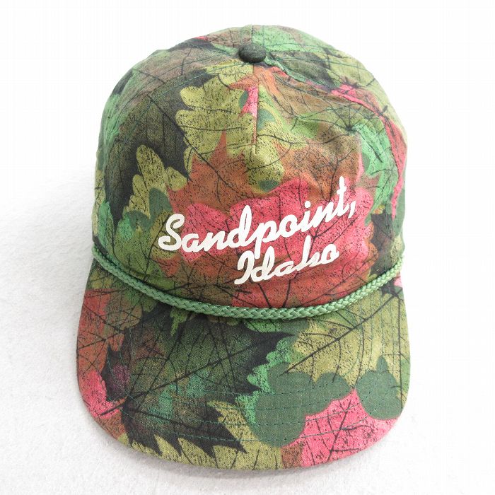 中古 JAN BAR キャップ 90年代 90s Sandpaint USA製 緑他 グリーン 【spe】 25jul28
