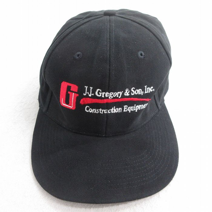 中古 キャップ JJ Gregory 刺繍 黒 ブラック 25jul28