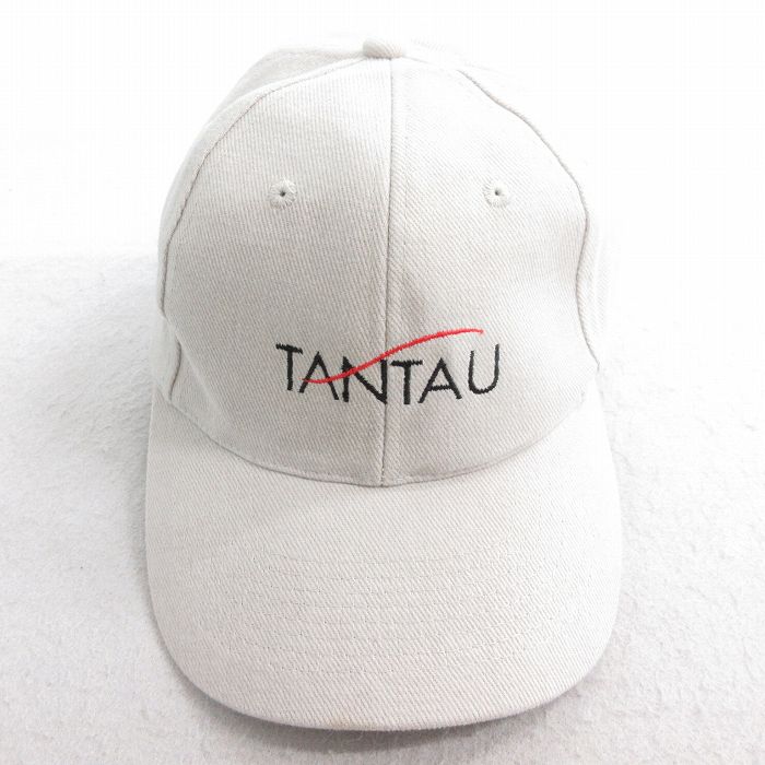 【20%OFF】中古 キャップ TANTAU 刺繍 ベージュ カーキ 25jul28
