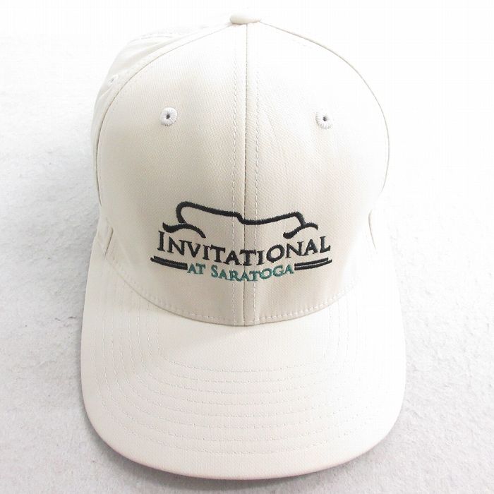 中古 キャップ INVITATIONAL 刺繍 ベージュ カーキ 25jul31