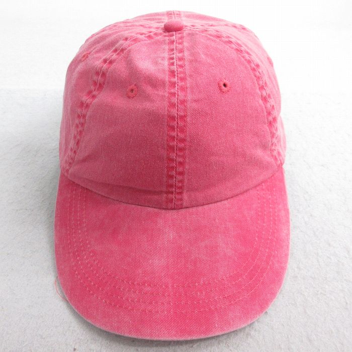 中古 キャップ 00年代 00s コットン 赤系 レッド 25jul31