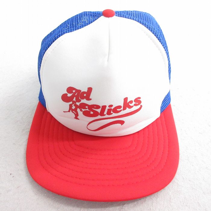 【20%OFF】中古 メッシュ キャップ 90年代 90s Ad Slicks マルチカラー 白他 ホワイト 【spe】 25aug01