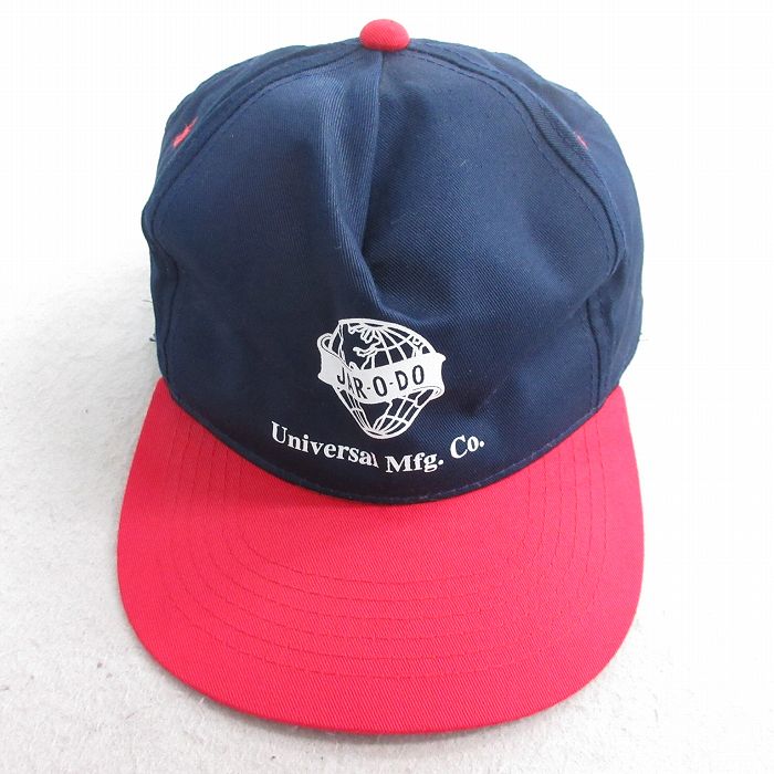 【50%OFF】中古 キャップ 90年代 90s JAR ツートンカラー コットン 紺他 ネイビー 25aug02