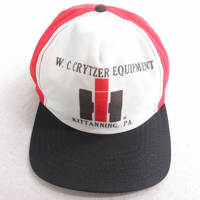 中古 キャップ 90年代 90s WCCRYTZER マルチカラー 赤他 レッド 25aug04