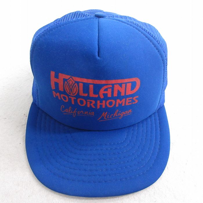 中古 OTTO メッシュ キャップ 90年代 90s HOLLAND 青 ブルー 25aug04