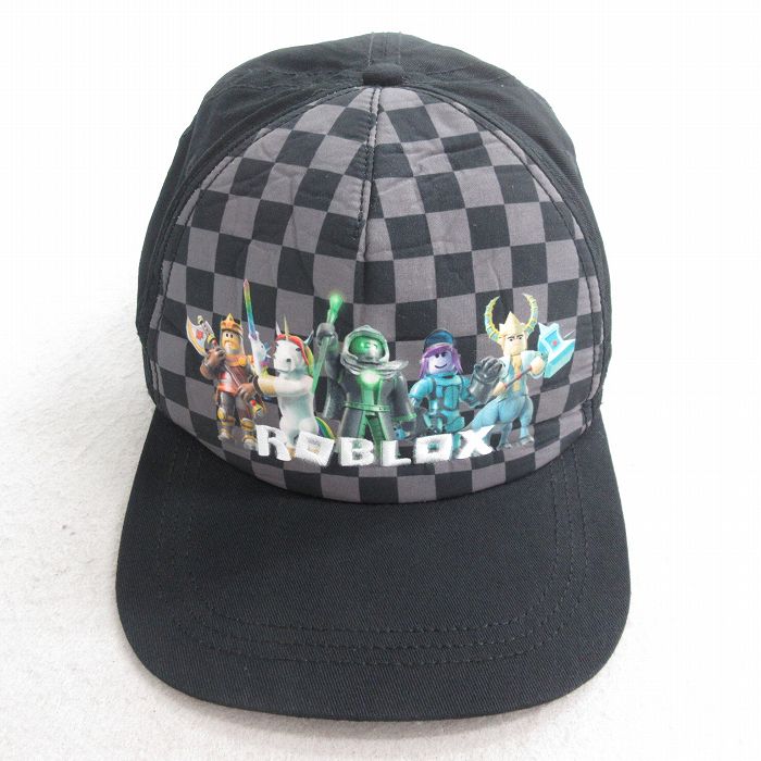 【20%OFF】中古 キャップ ゲーム ロブロックス 黒他 ブラック 25aug04