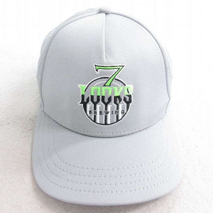 中古 キャップ LOCKS BRWING 刺繍 グレー 25aug04