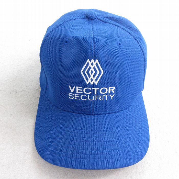 【50%OFF】中古 キャップ VECTOR 刺繍 青 ブルー 25aug04