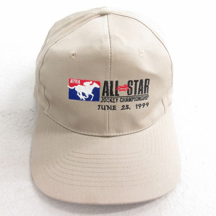【20%OFF】中古 キャップ 90年代 90s NTRA 刺繍 ベージュ カーキ 25aug08