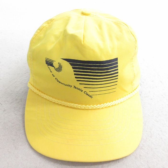 中古 OTTO キャップ 90年代 90s テニス 黄 イエロー 25aug08