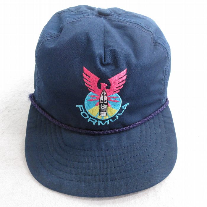 【20%OFF】中古 キャップ 90年代 90s FORMULA 刺繍 USA製 紺 ネイビー 25aug09