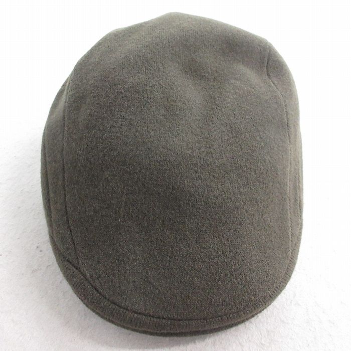 【20%OFF】中古 カンゴール KANGOL ハンチング ウール 濃緑 グリーン 25aug12