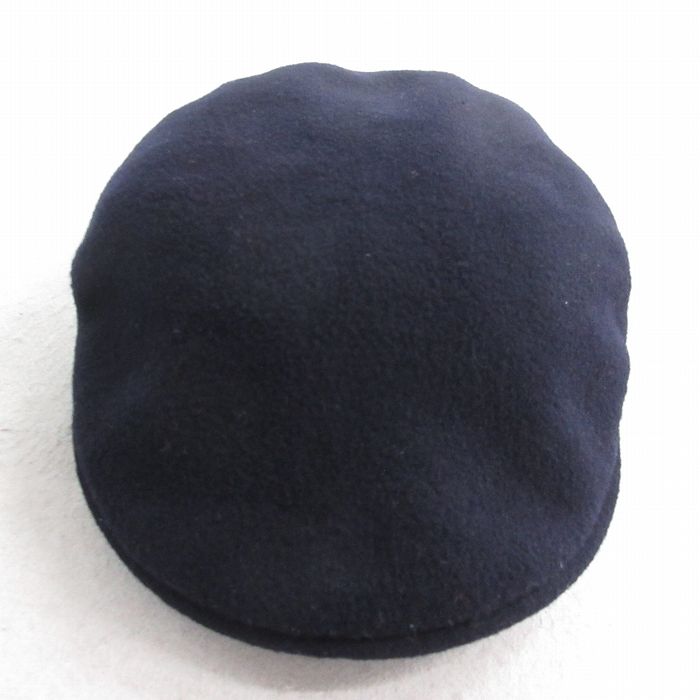 【50%OFF】中古 カンゴール KANGOL ハンチング 90年代 90s ウール イギリス製 紺 ネイビー 【spe】 25aug12