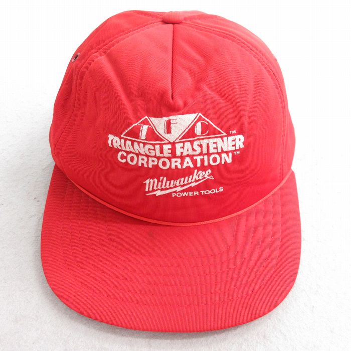 【20%OFF】中古 キャップ 90年代 90s TFC 赤 レッド 25aug20