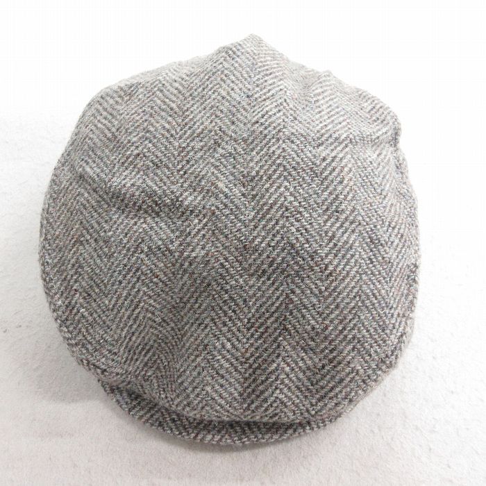 中古 ペンドルトン ハンチング 80年代 80s ヘリンボーン 耳当て付き ウール USA製 グレー他  26mar05