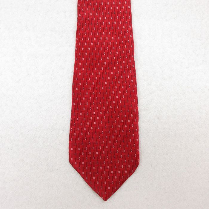 中古 ネクタイ 90年代 90s シルク USA製 赤 レッド 24nov06