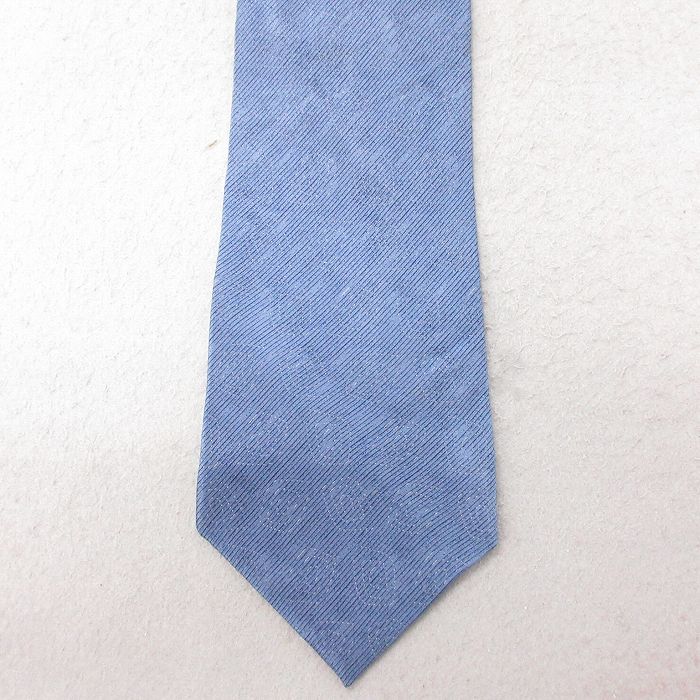 中古 ペリーエリス ネクタイ シルク 薄紺 ネイビー 25jun30