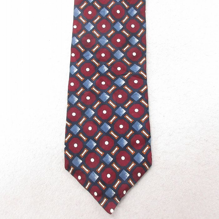 【50%OFF】中古 ネクタイ 90年代 90s シルク エンジ 25jun30