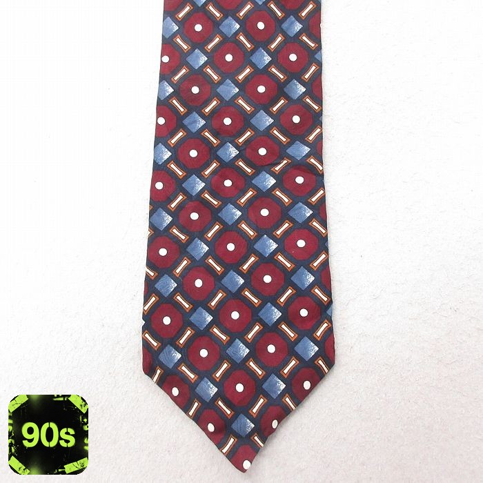 中古 ネクタイ 90年代 90s シルク エンジ 25jun30