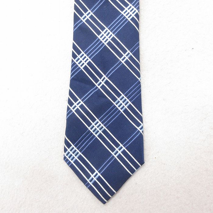 中古 ネクタイ シルク 紺 ネイビー 25jun30