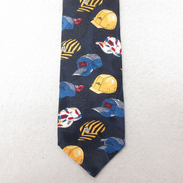 中古 ネクタイ 90年代 90s ホームインプルーブメント USA製 黒 ブラック 25jul01