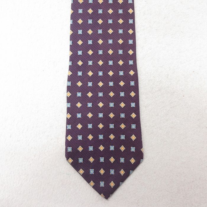【50%OFF】中古 IZOD ネクタイ シルク 紫 パープル 25jul01