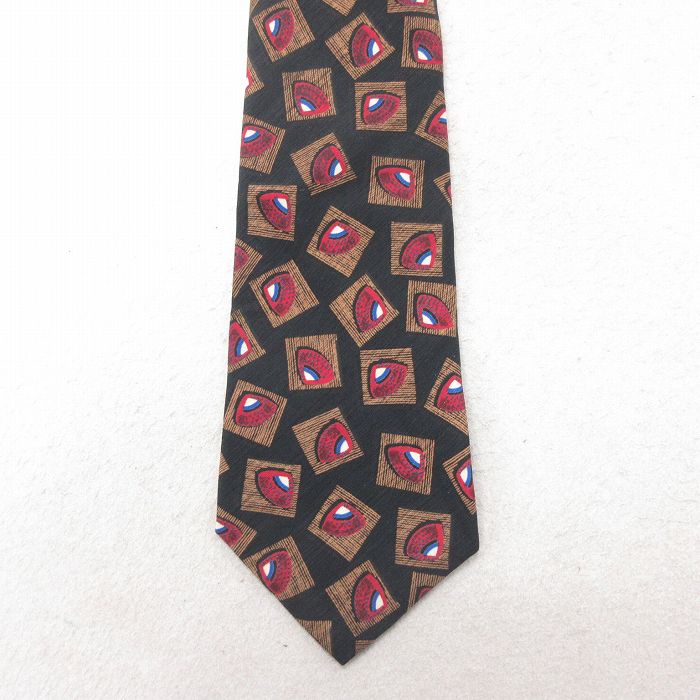 【20%OFF】中古 ビューグルボーイ ネクタイ 90年代 90s USA製 黒 ブラック 25jul01