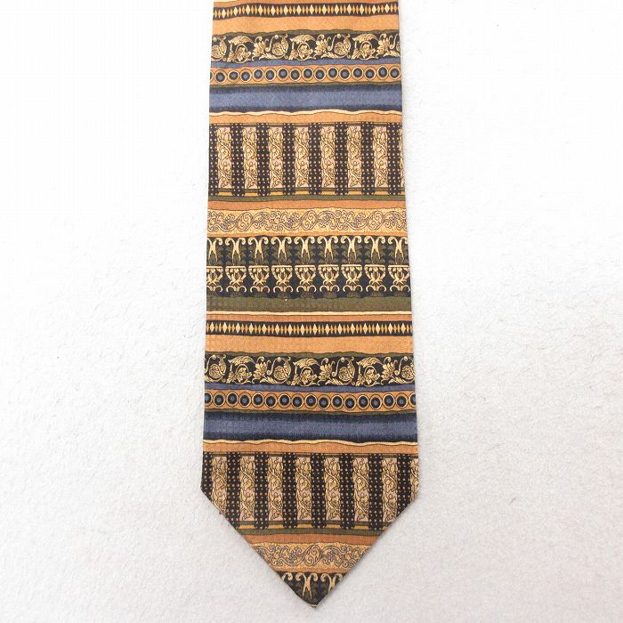 【20%OFF】中古 ネクタイ シルク 茶他 ブラウン 25jul01