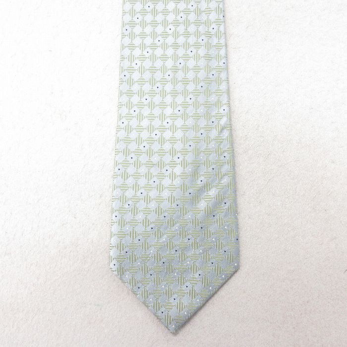 中古 カルバンクライン Calvin Klein ネクタイ シルク 薄緑 グリーン 25jul01