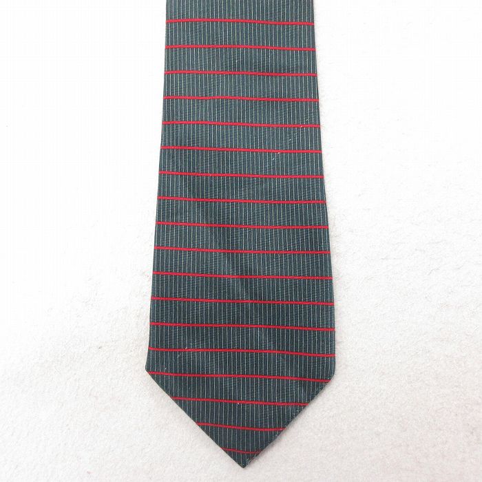 中古 ネクタイ 緑 グリーン 25jul01