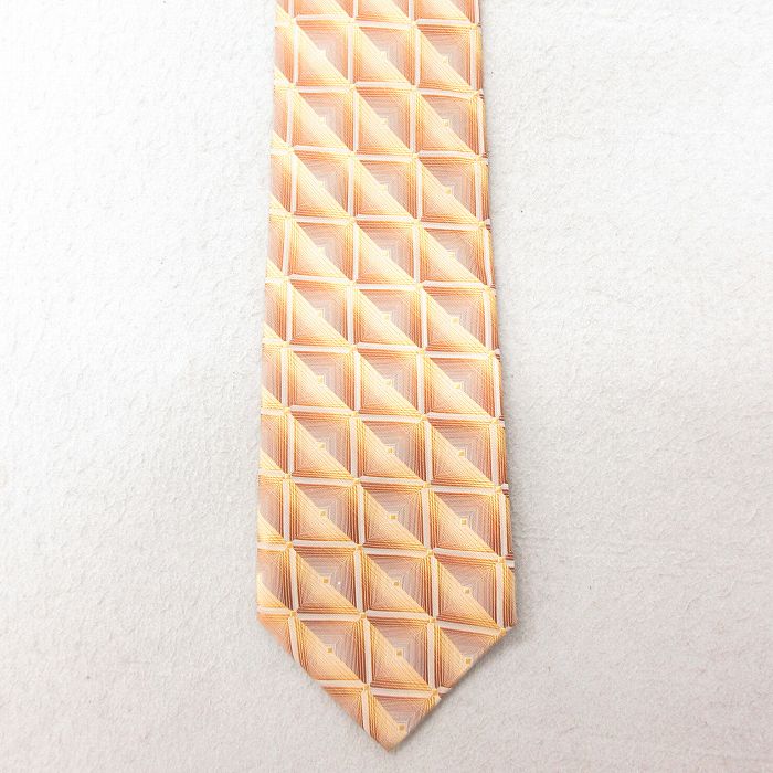 【20%OFF】中古 ネクタイ 90年代 90s シルク USA製 茶 ブラウン 25jul15