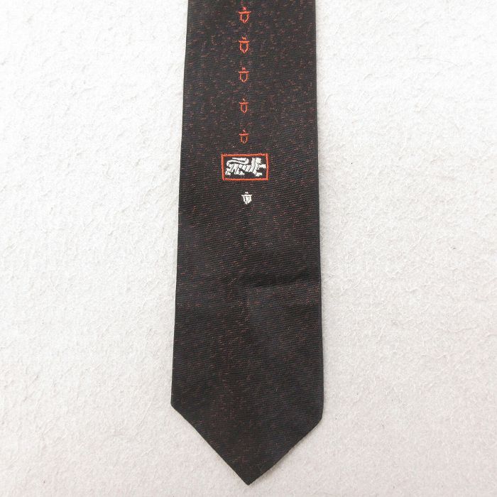 【20%OFF】中古 ブレント ビンテージ ネクタイ 60年代 60s 黒 ブラック 【spe】 25jul15