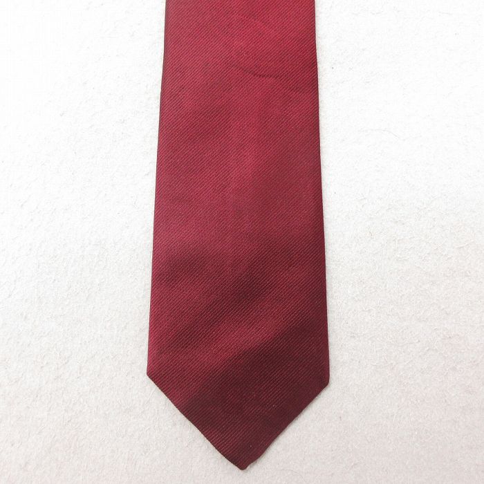 【20%OFF】中古 ネクタイ 90年代 90s シルク USA製 エンジ 25jul15