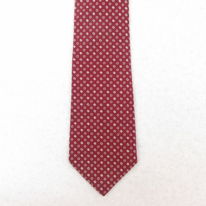 【50%OFF】中古 シアーズ ネクタイ 70年代 70s 総柄 エンジ 25jul26