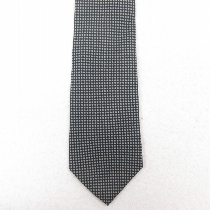 中古 ラルフローレン Ralph Lauren ブランド ネクタイ パープルレーベル シルク イングランド製 グレー ドット 【spe】 25jul26