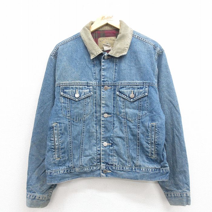 ギャップ 長袖ジージャン ネイビー L | 古着