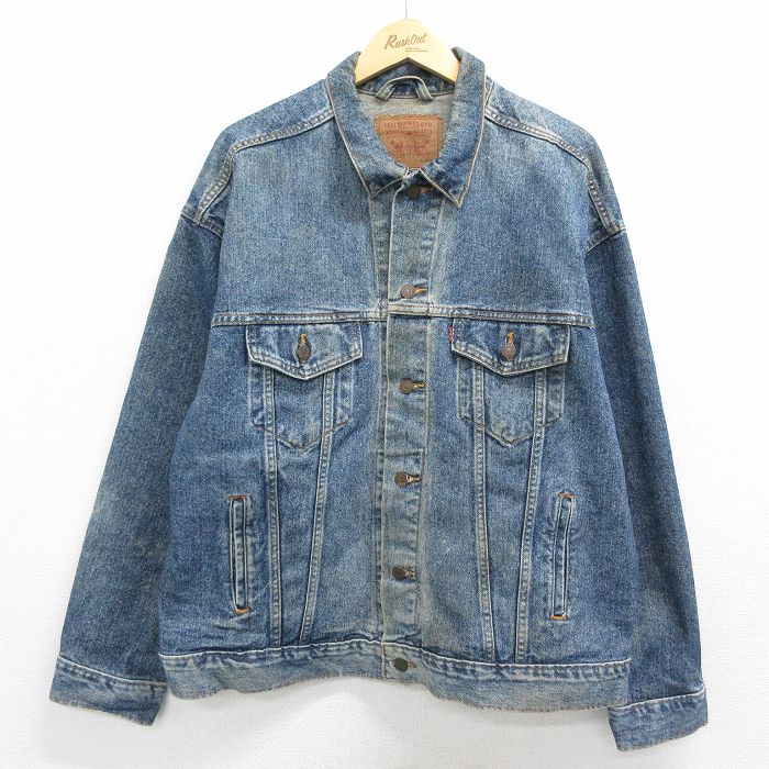 リーバイス70507 90s ジージャン ネイビー XL | 古着