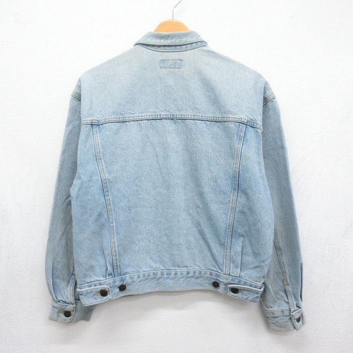 古着通販 M☆古着 長袖 ジージャン メンズ 90年代 90s コットン USA製