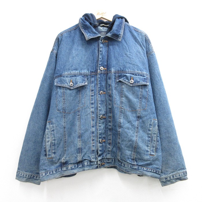 FADED GLORY 長袖ジャケット キルティング ネイビー メンズXL相当 | 古着