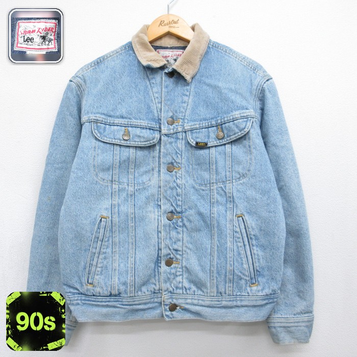 リー 90s デニムジャケット ストームライダー ネイビー メンズL相当 | 古着