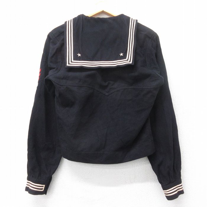 古着通販 M☆古着 長袖 ビンテージ ミリタリー セーラー ジャケット