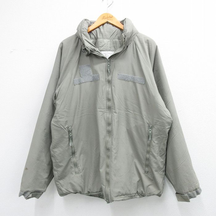 XL★古着 長袖 ミリタリー ジャケット メンズ 00年代 00s ECWCS GEN3 レベル7 ラグラン プリマロフト 大きいサイズ USA製 【spe】 26jan17
