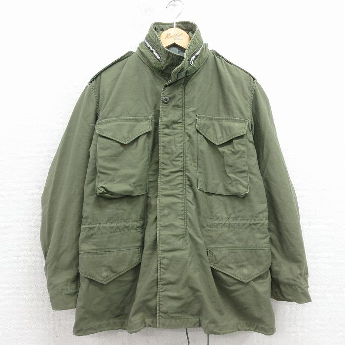 ミリタリー 60s M-65フィールドジャケット グレーライナー グリーン メンズL相当 | 古着
