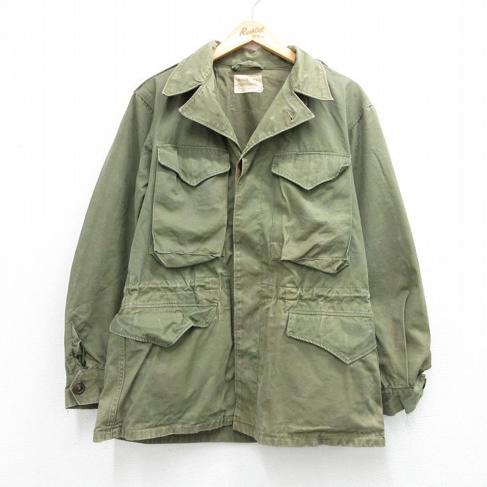 ミリタリー 50s M-50フィールドジャケット グリーン メンズL相当 | 古着