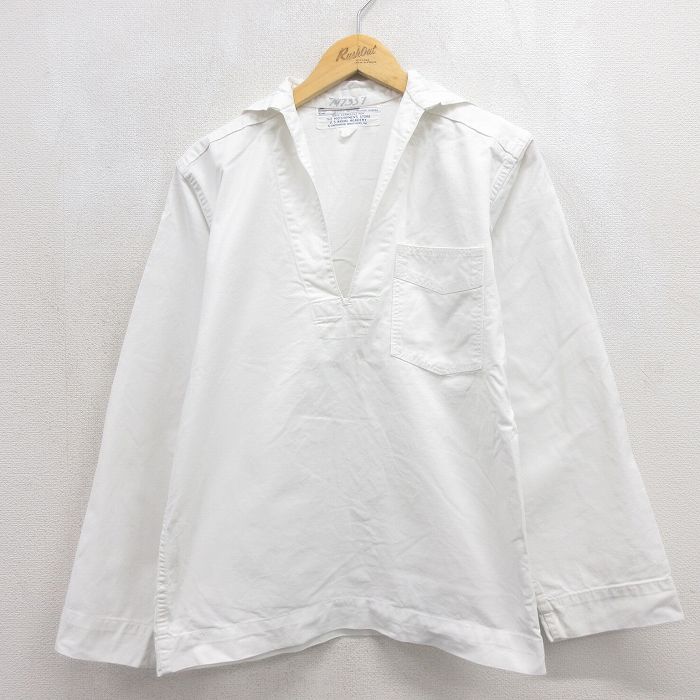 60s セーラージャケット USNAVAL ホワイト メンズM相当 | 古着
