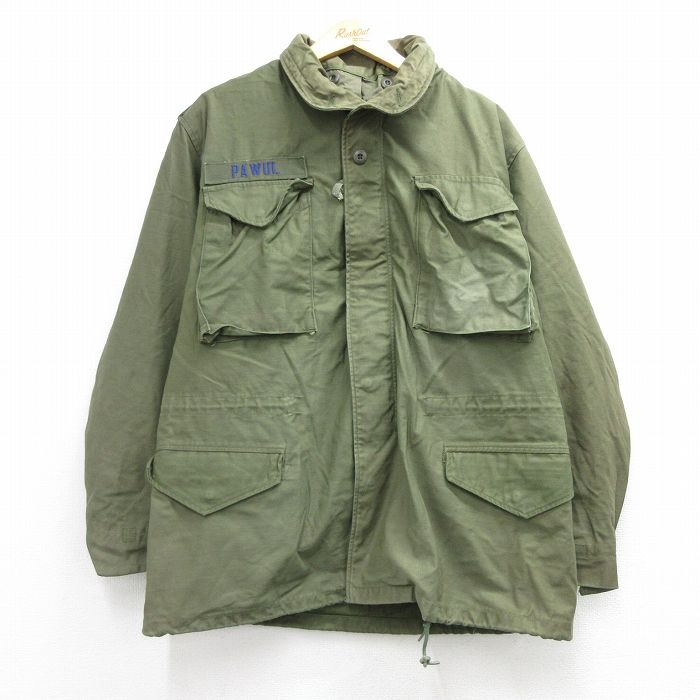 ミリタリー 80s M-65フィールドジャケット カーキ メンズL相当 | 古着