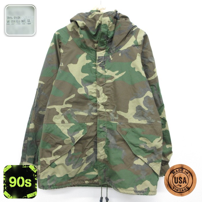 US ARMY 90s ミリタリージャケット 迷彩 カーキ メンズL相当 | 古着